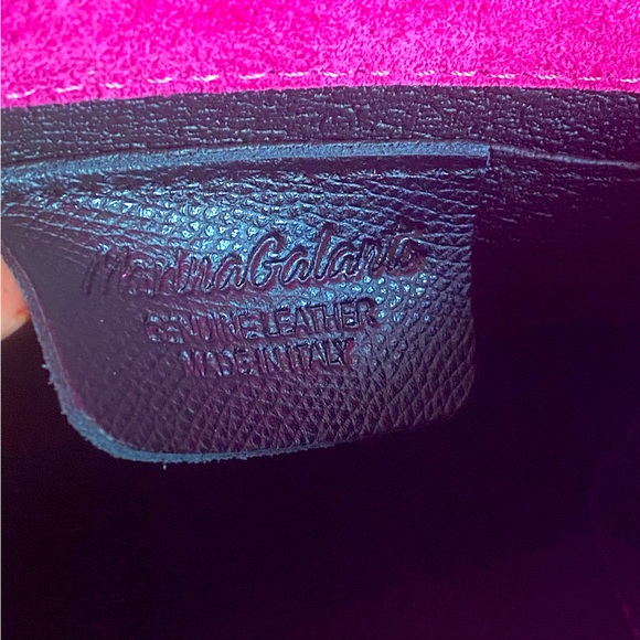 MARINA GALANTI Made In Italy Leather Mini Crossbody Bag - Picture 11 of 14